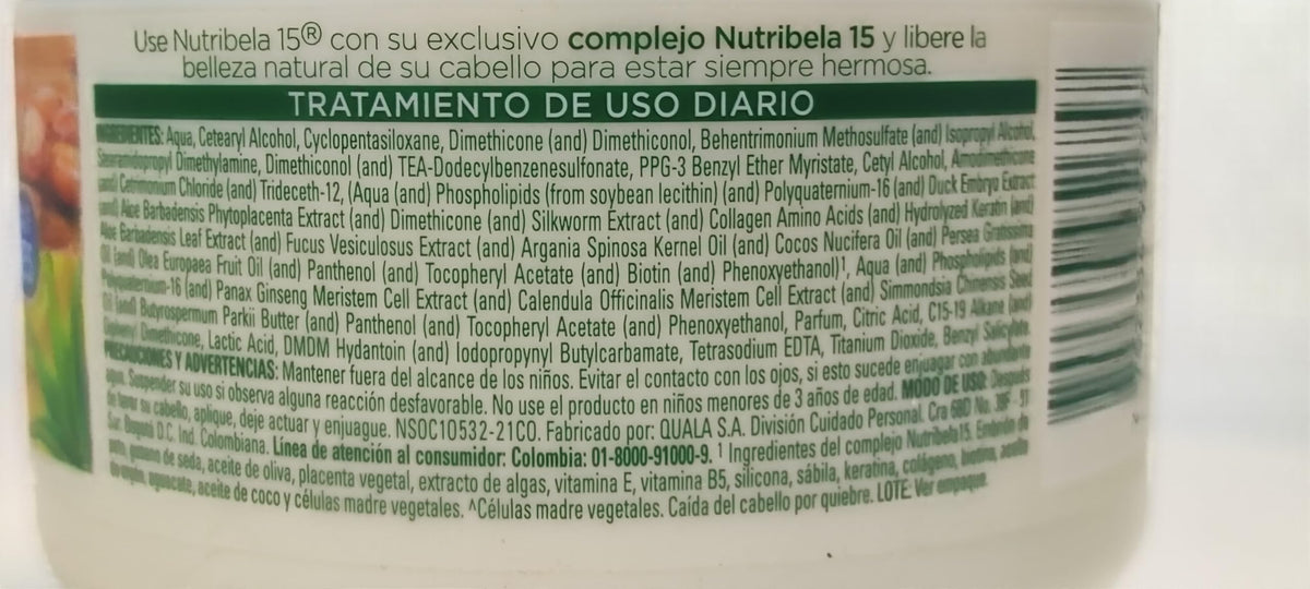 Nutribela 15 packaging box on shelf communicates premium quality and trust.