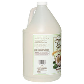 NutriBiotic Coconut Oil Soap unscented 1 gal—lather close-up shows rich cleansing.