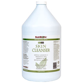 NutriBiotic bottle front view, fragrance-free cleanser for sensitive skin.