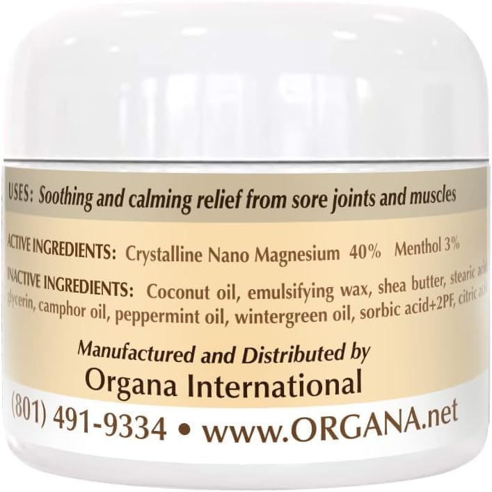 Foot care with Organa Magnesium Cream reviving tired feet after a long day.