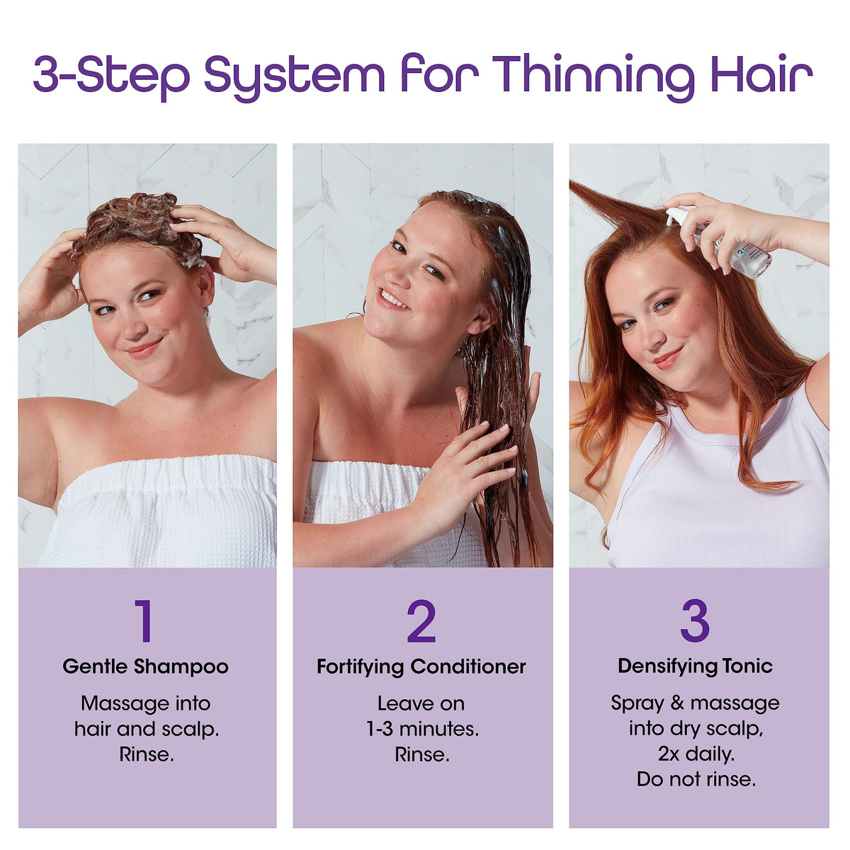 Dispense pump close-up for easy application with Nutri-Ox conditioner.