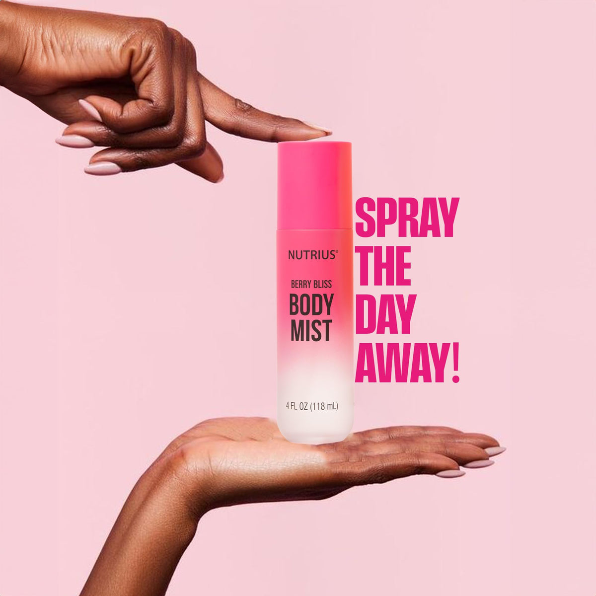 Nutrius Berry Bliss vanilla musk base provides warm, comforting scent