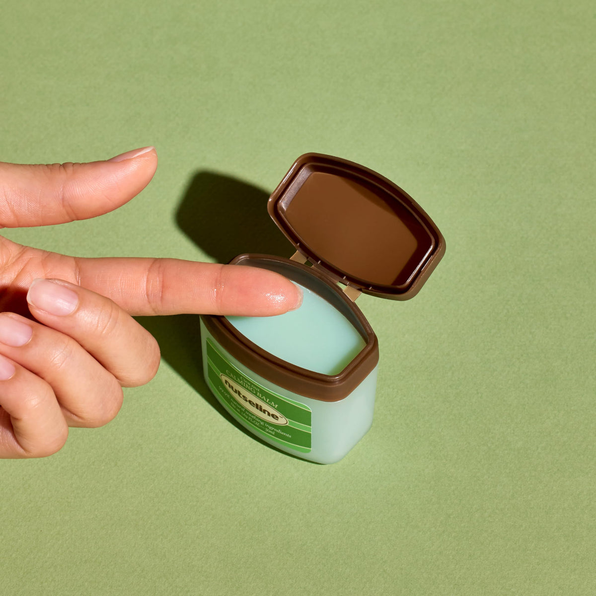 Nutseline Cica Nut Calming Balm helps hydrate without clogging pores.