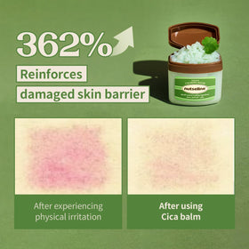 Nutseline Cica Nut Calming Balm compact in a purse for on-the-go hydration.