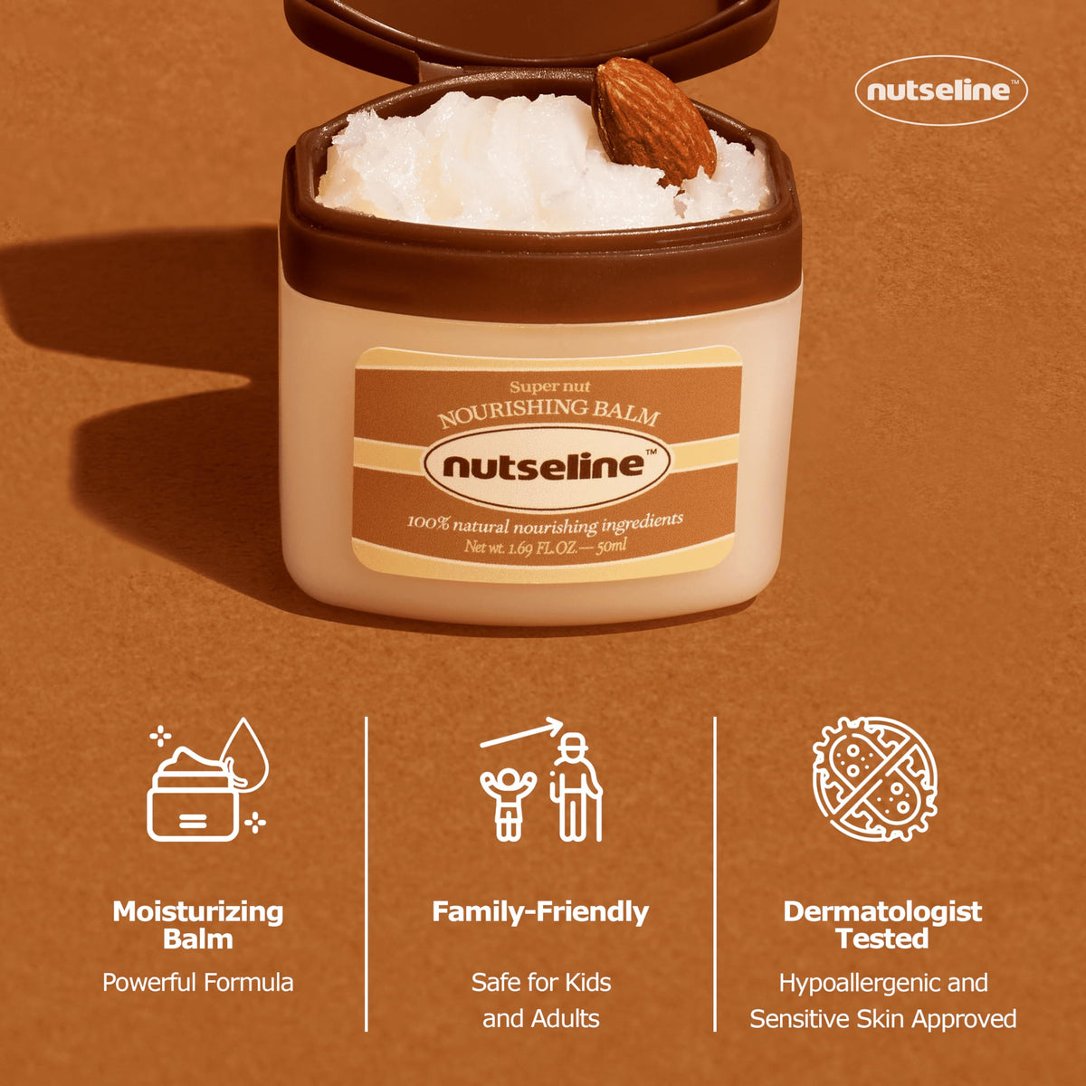 Cracked heel treatment with Nutseline Balm for long-lasting hydration