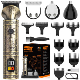 NuvaConx Trimmer Kit 4-in-1 full set for versatile home grooming.