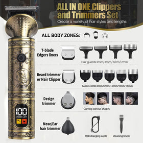 NuvaConx Trimmer Kit T-blade precision for sharp edging.