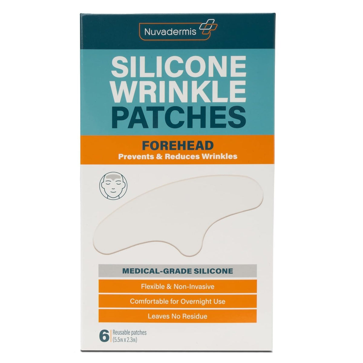 NUVADERMIS forehead patches promote smoother skin by morning.