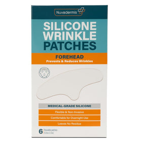 NUVADERMIS forehead patches promote smoother skin by morning.