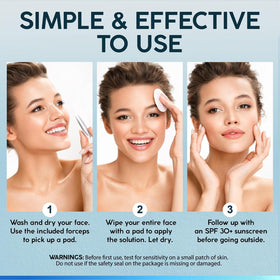 NUVADERMIS glycolic peel pads care ritual suggest daily exfoliation for smoother skin.