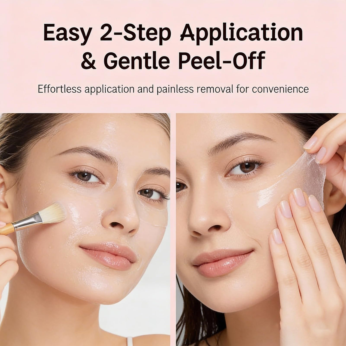 Nuvie collagen mask deep-hydration nourishes skin overnight.