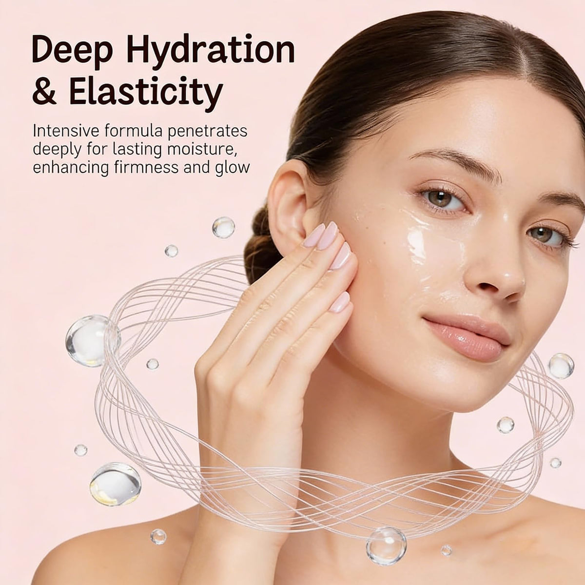 Nuvie collagen mask brush-included enables easy, even application.