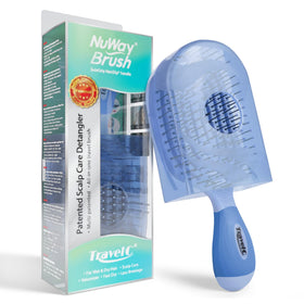 NuWay 4Hair TravelC vented brush for smoother on-the-go brushing.