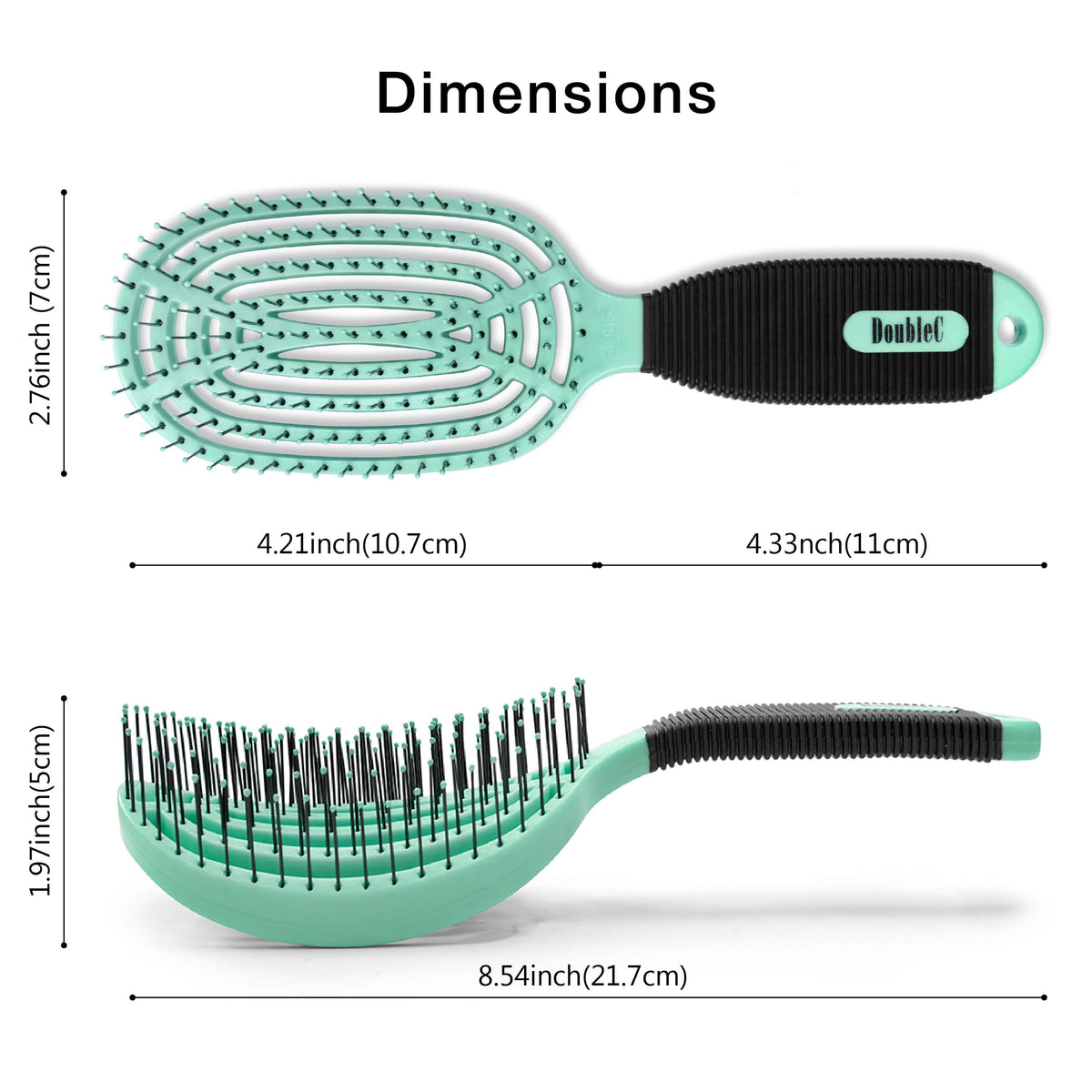 NuWay DoubleC brush demonstrates lift and volume for everyday styling