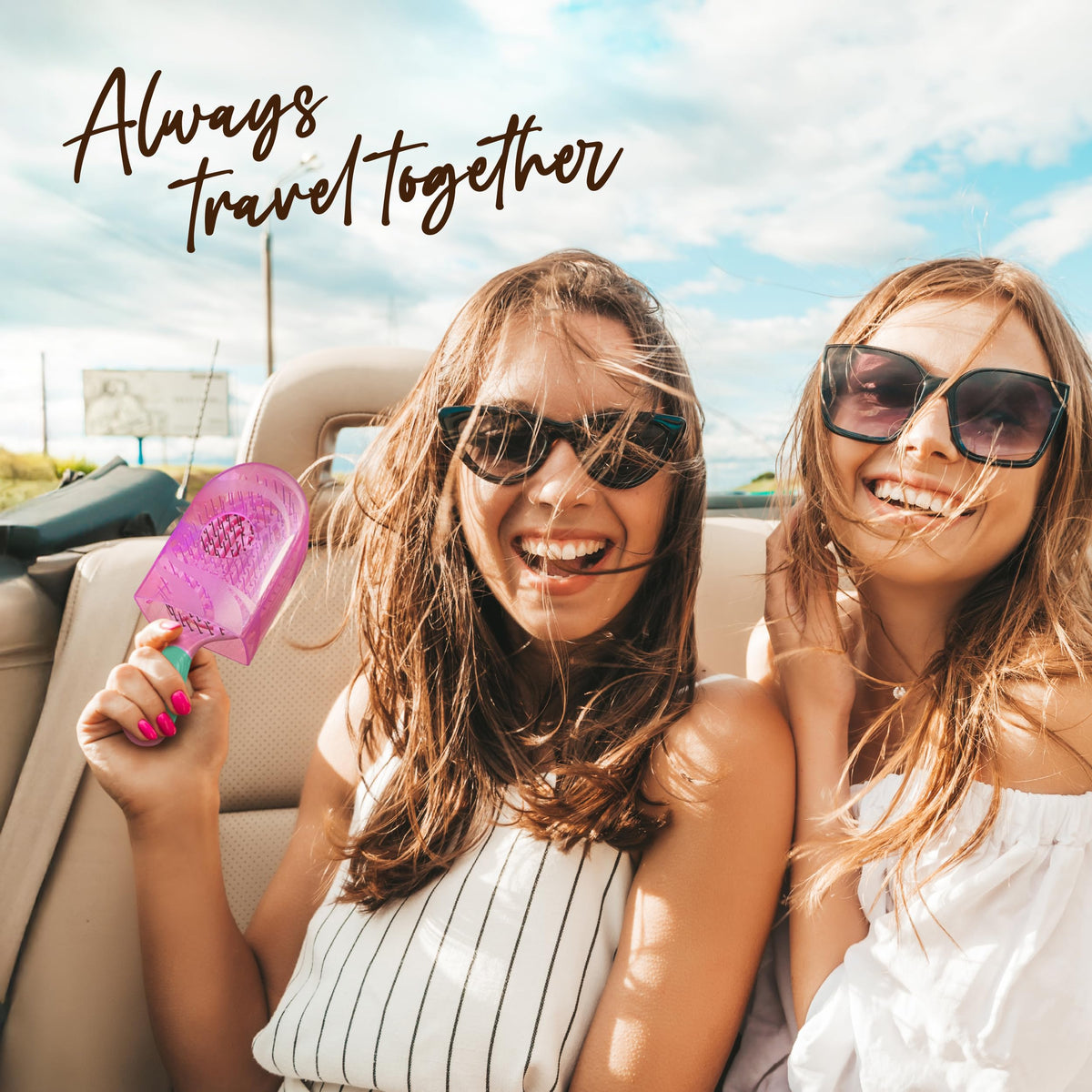 NuWay TravelC is hair dryer safe for use with heat tools.