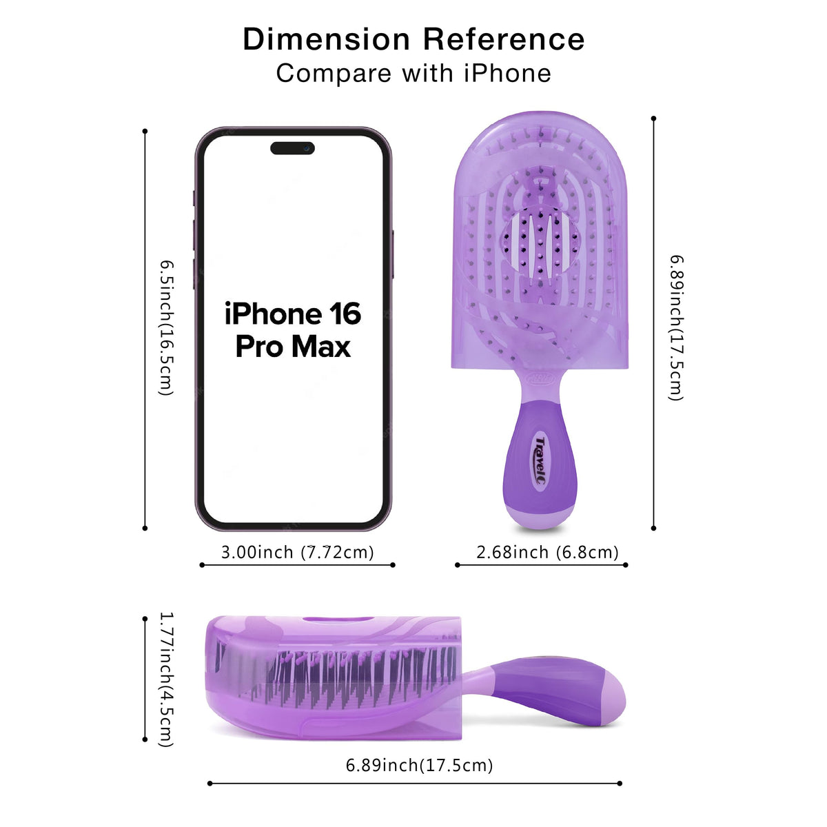 NuWay TravelC protective case keeps brush secure for travel