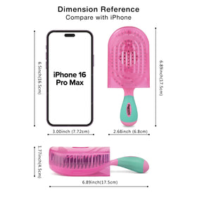 NuWay TravelC protective case keeps the vented brush safe during travel.