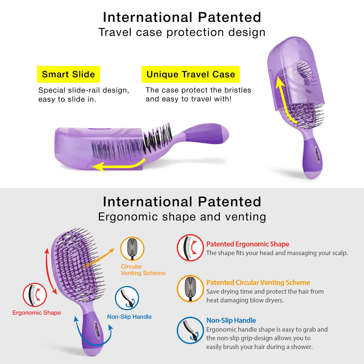 NuWay TravelC vented design channels air for efficient drying