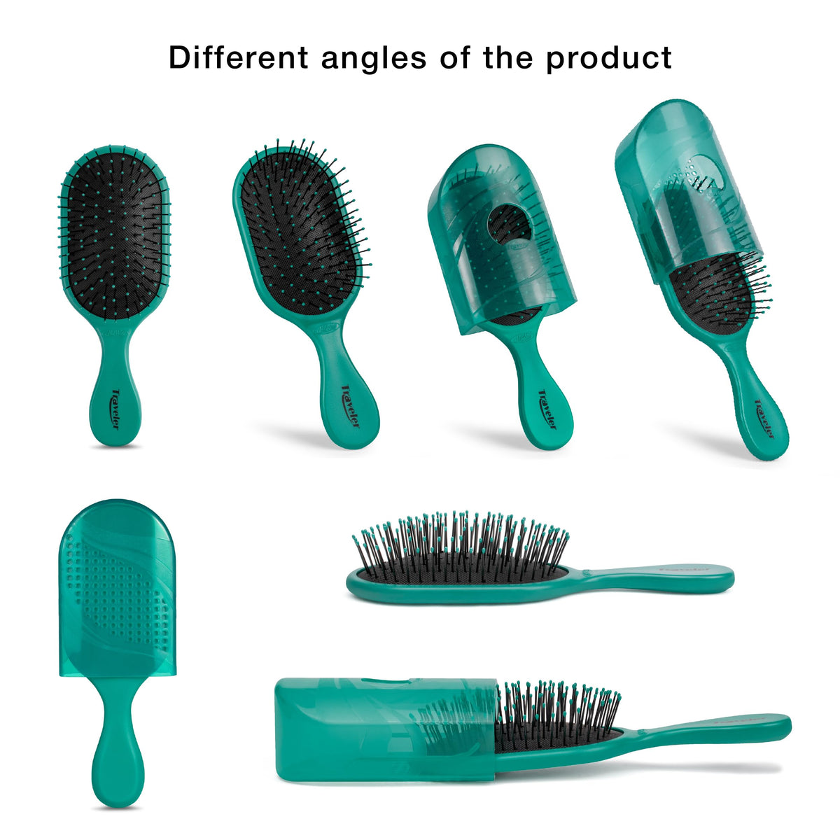 NuWay Traveler emerald green brush adds portable color and style.
