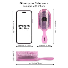 NuWay Traveler gym-bag brush keeps hair neat after workouts