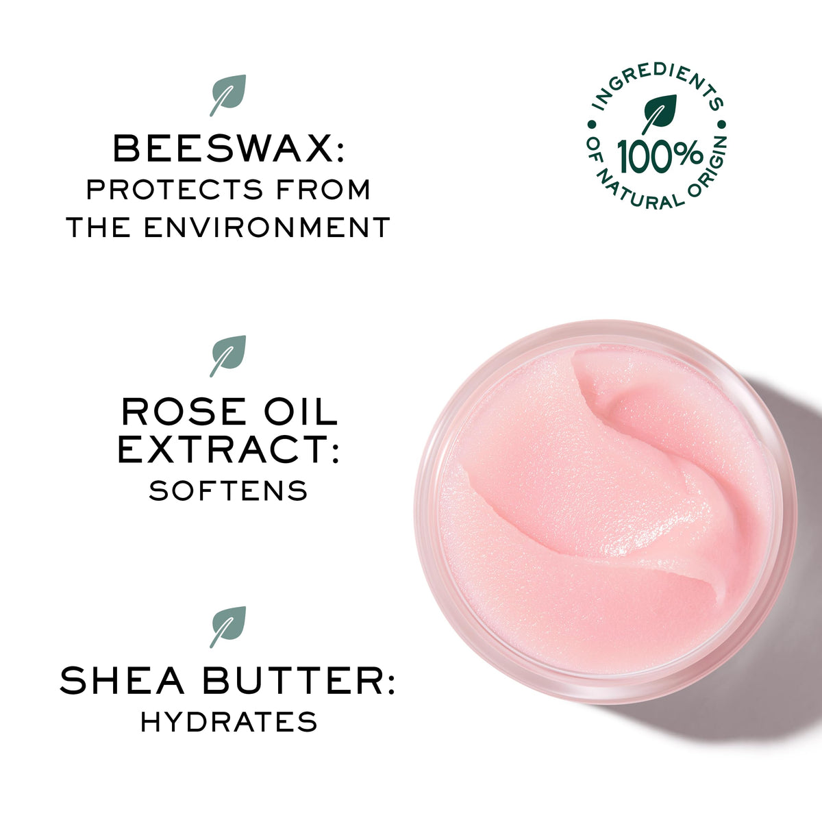 Melting texture of Nuxe lip balm on lips shows silky, non-greasy feel.