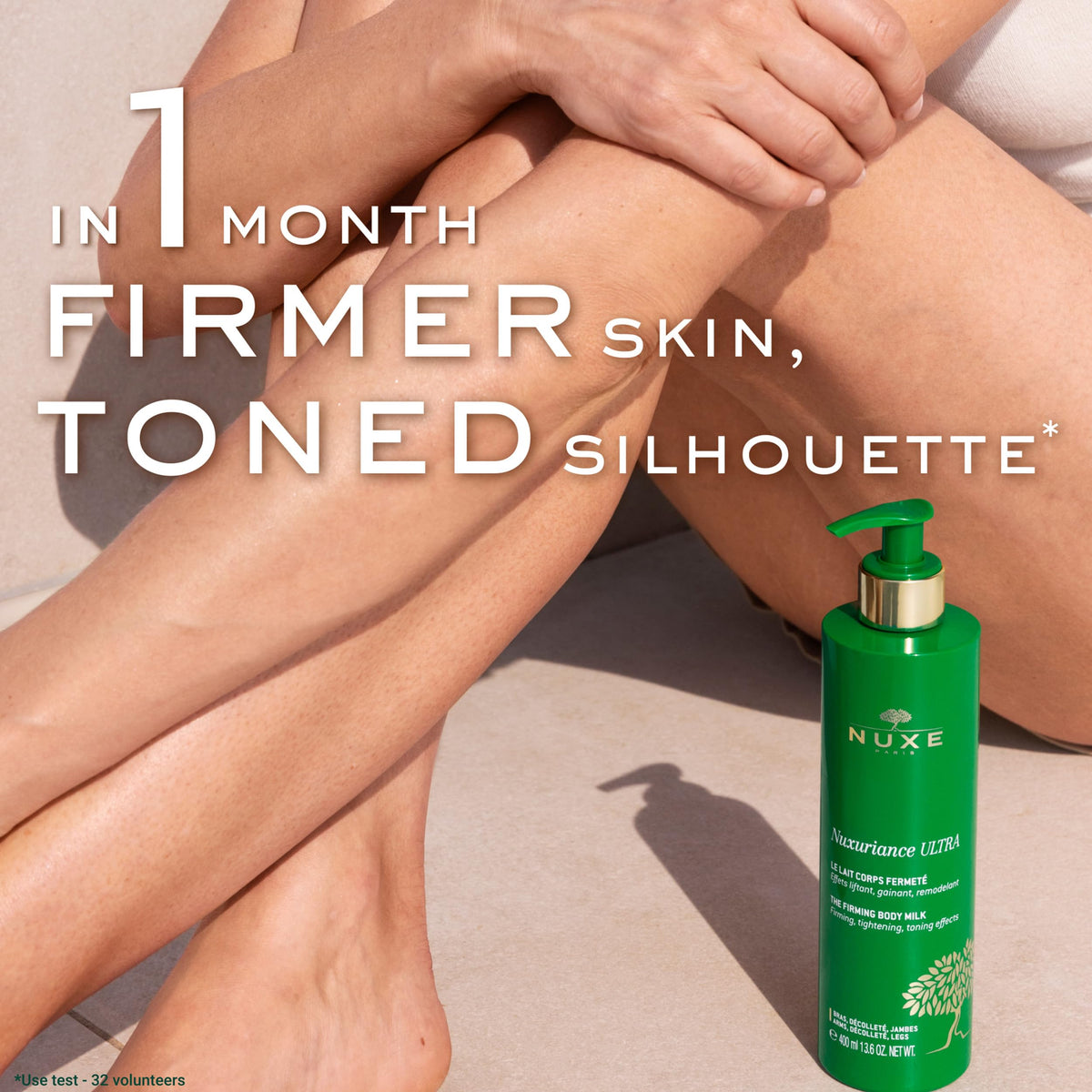 Nuxe Nuxuriance Ultra after application shows nourished, toned skin