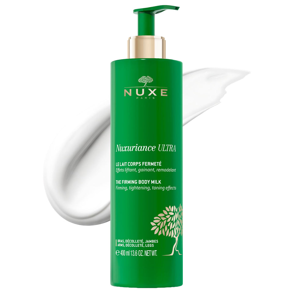 Nuxe Nuxuriance Ultra bottle pour shows quick absorption potential
