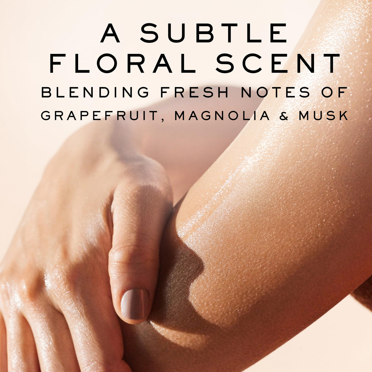 Nuxe Prodigieux Floral Shower Gel rich foam close-up on skin.