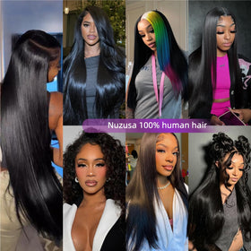 Nuzusa easy clip-in application for quick styling