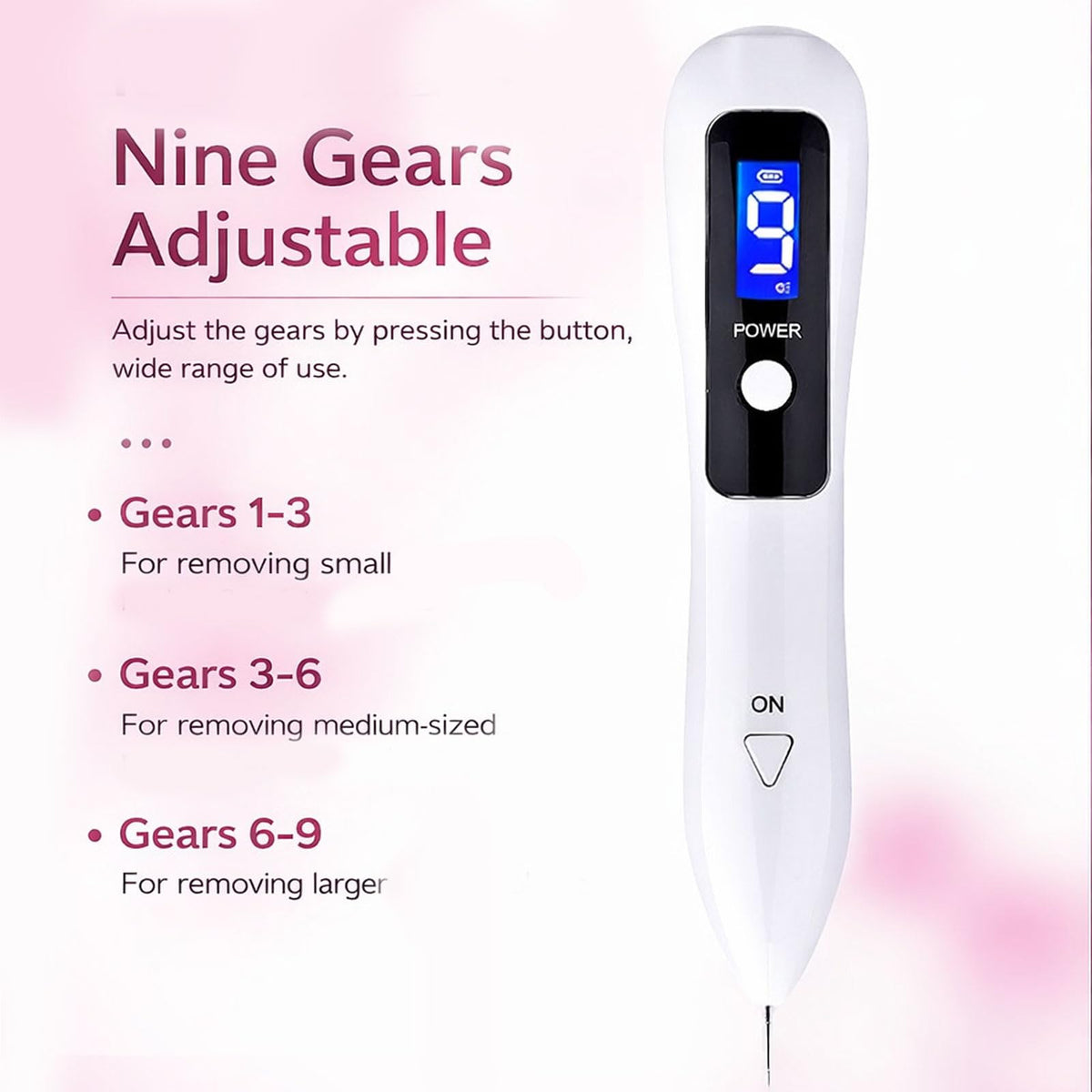 Nuzzy Pen portable pink device ideal for travel skincare