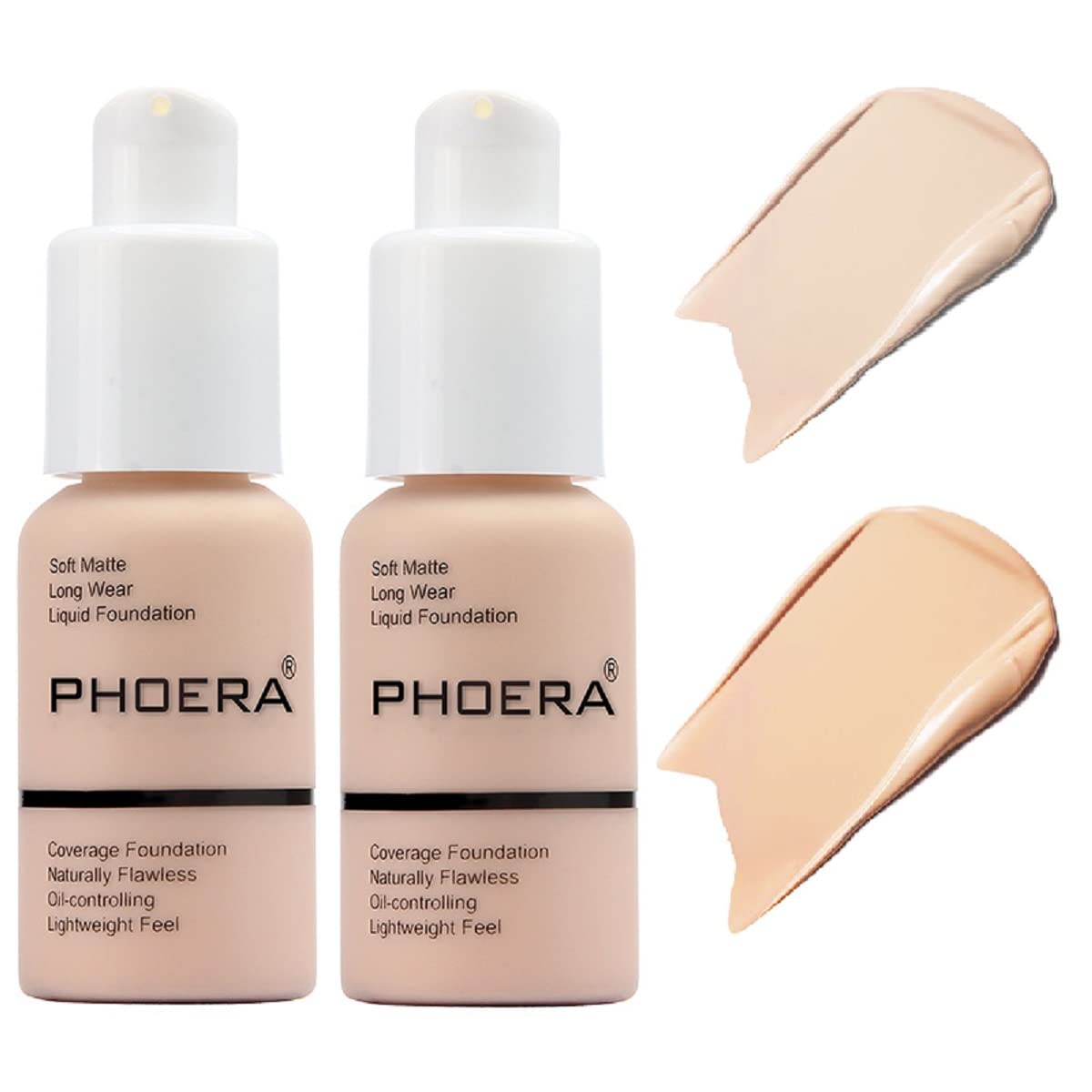 Nvyue PHOERA foundation 101 Porcelain bottle offers smooth, natural coverage for mature skin.