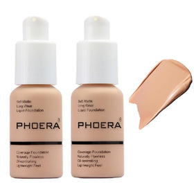 nvyue PHOERA foundation 103 Warm Peach bottle for a smooth full-coverage look.
