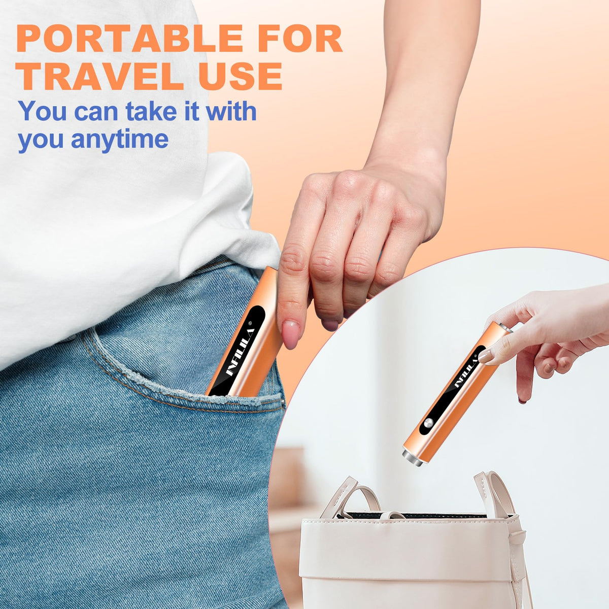NXJ INFILILA 14-day battery life supports regular touch-ups.