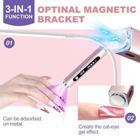 NXJ INFILILA cordless travel nail lamp ideal for mobile nail techs.