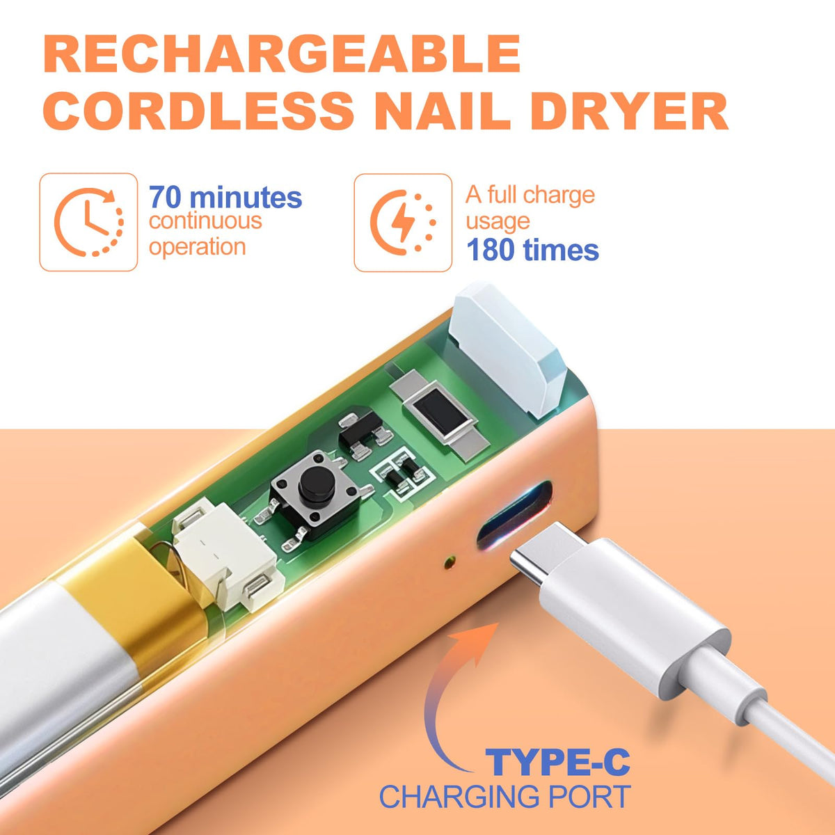NXJ INFILILA quick 30-second cure for fast nails.