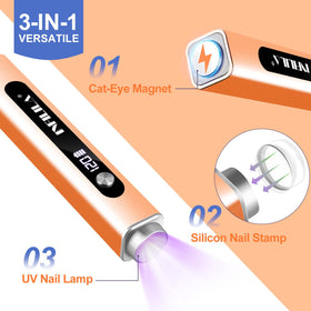 NXJ INFILILA stamping heads included for French nail designs.