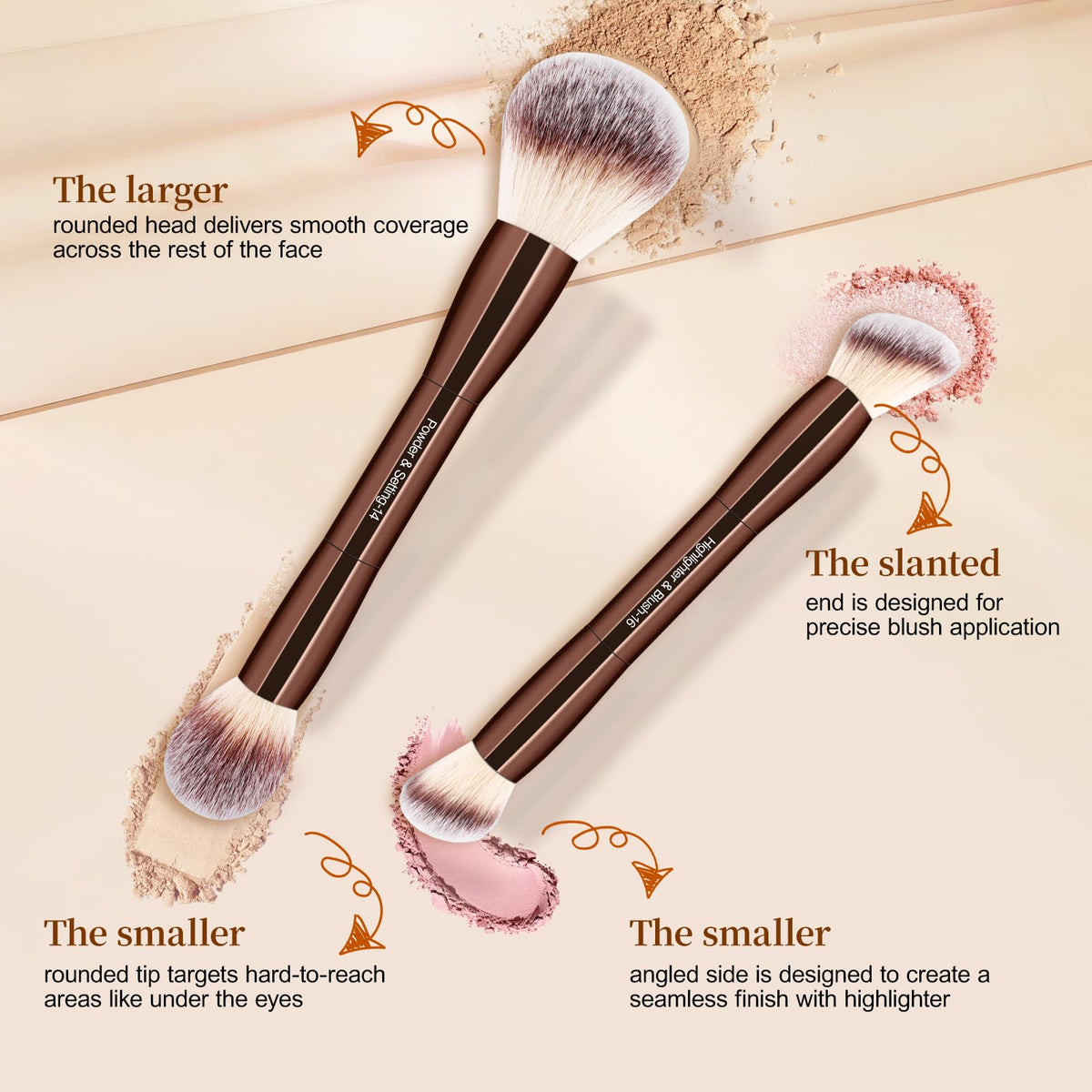 NXPPYY Foundation brush for precise liquid foundation and flawless blending.