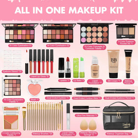 NXPPYY makeup kit teens eyeshadow palette 14 colors for versatile looks.