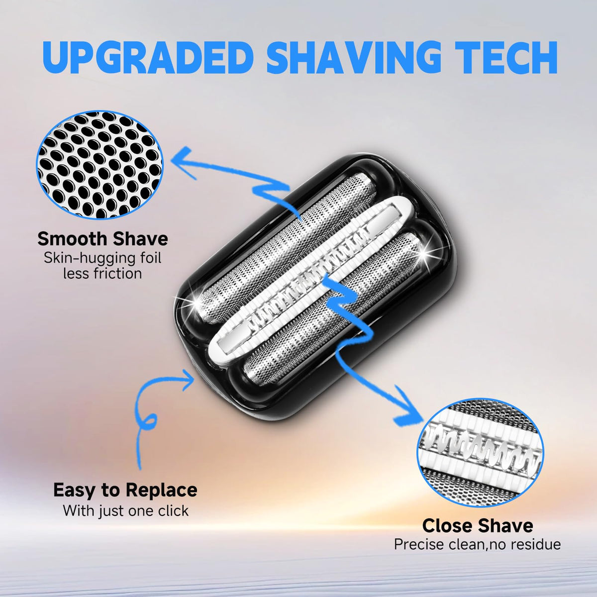 NXPPYY Braun Series 3 compatibility ensures seamless replacement fit.