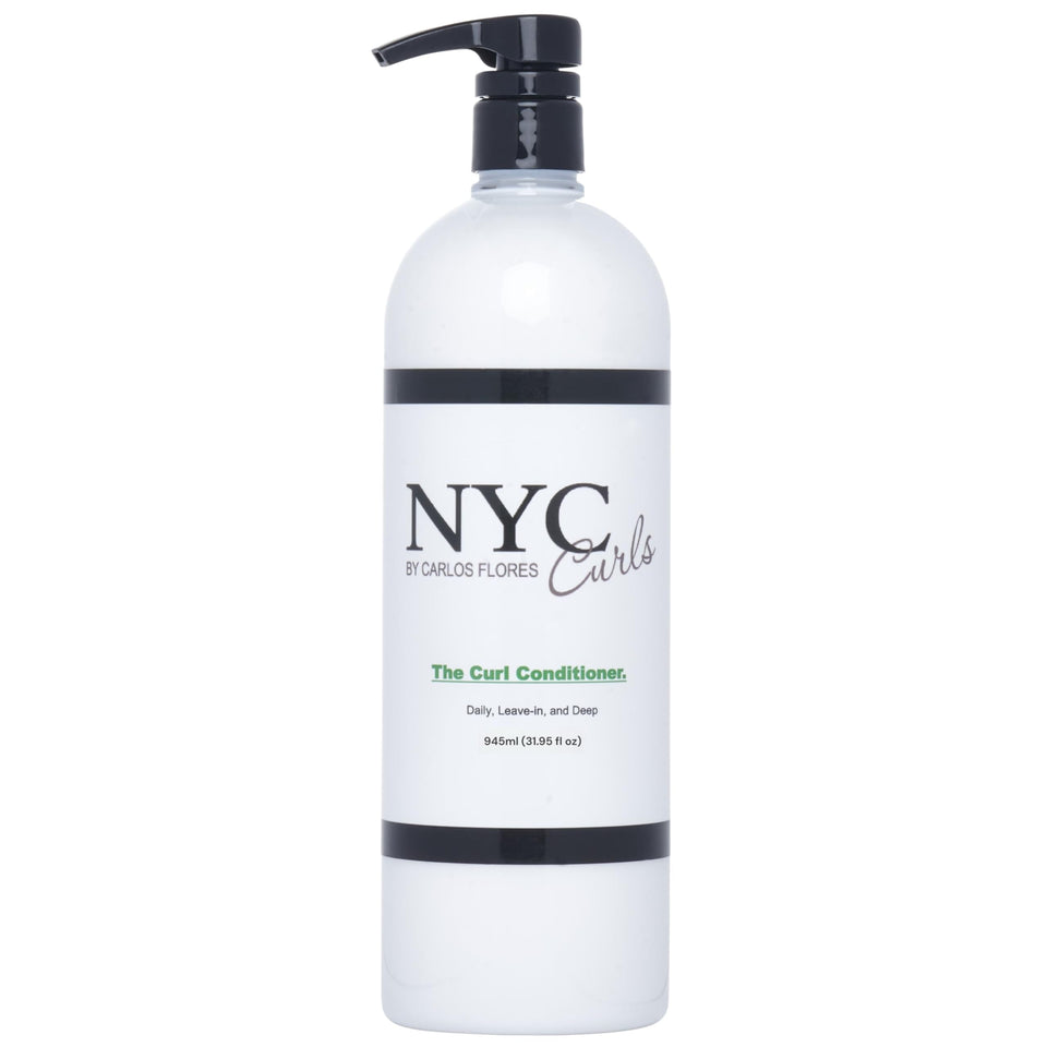 NYC Curls The Curl Conditioner bottle showcasing bamboo scent and detangling slip.