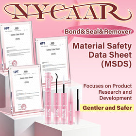 NYCAAR Velure lash remover for safe, gentle cleanup.