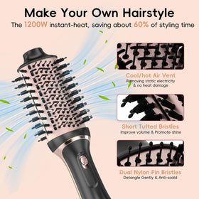 Nycoba easy-cleaning design helps keep the brush head fresh.