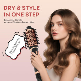 Nycoba Hair Dryer Brush Set with instant heat 1200W for quick drying.