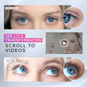 NYK1 LashForce before-and-after concept illustrating potential lash results
