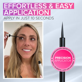 NYK1 LashForce eye-area application demonstrates safe use near eyes