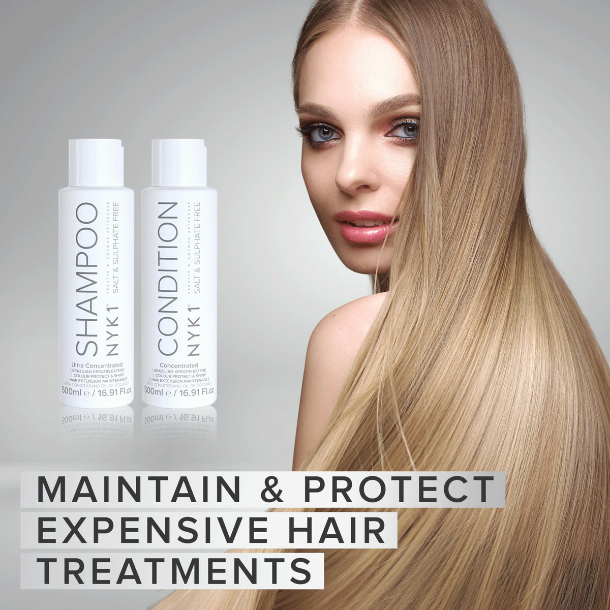 NYK1 Extensions visual: bonds stay secure, hair stays soft.