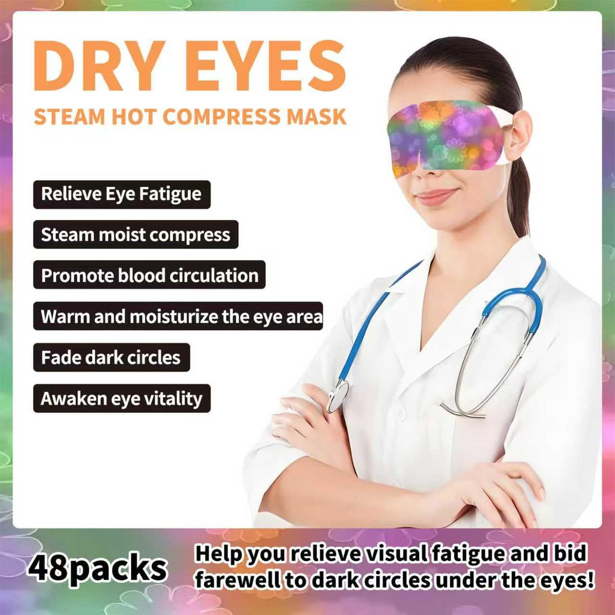 NyLeabon hygienic disposable masks with sterile packaging for clean use.