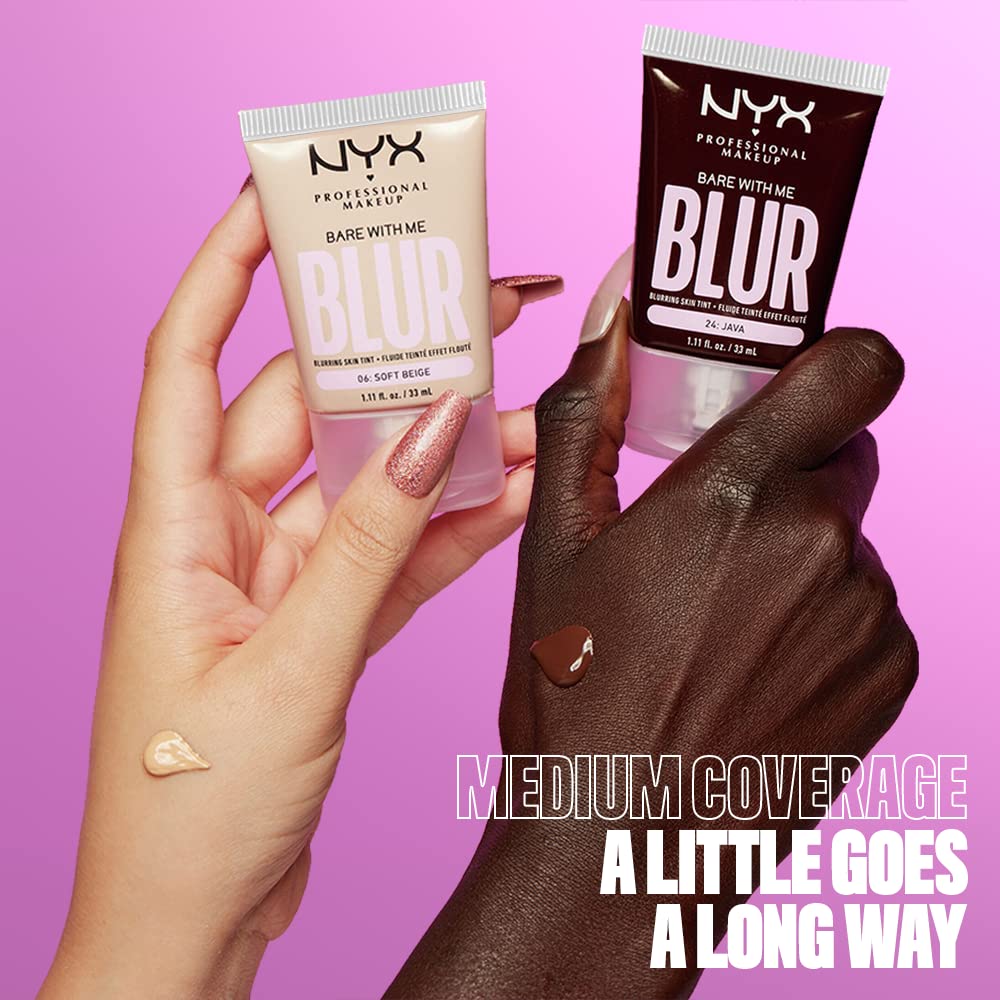 NYX Bare With Me Blur Tint hydration during wear for lasting comfort