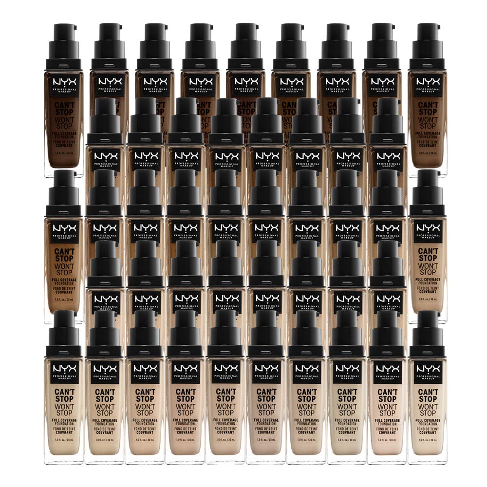 NYX Can't Stop Won't Stop Foundation Vanilla waterproof formula stands up to moisture