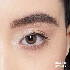 NYX Lift & Snatch Eyebrow Tint Pen shaping brows with defined edges.